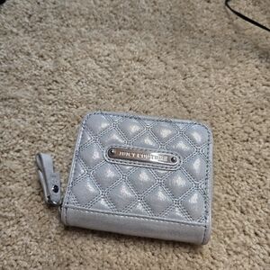 Juicy Couture Silver Quilted Women's Wallet